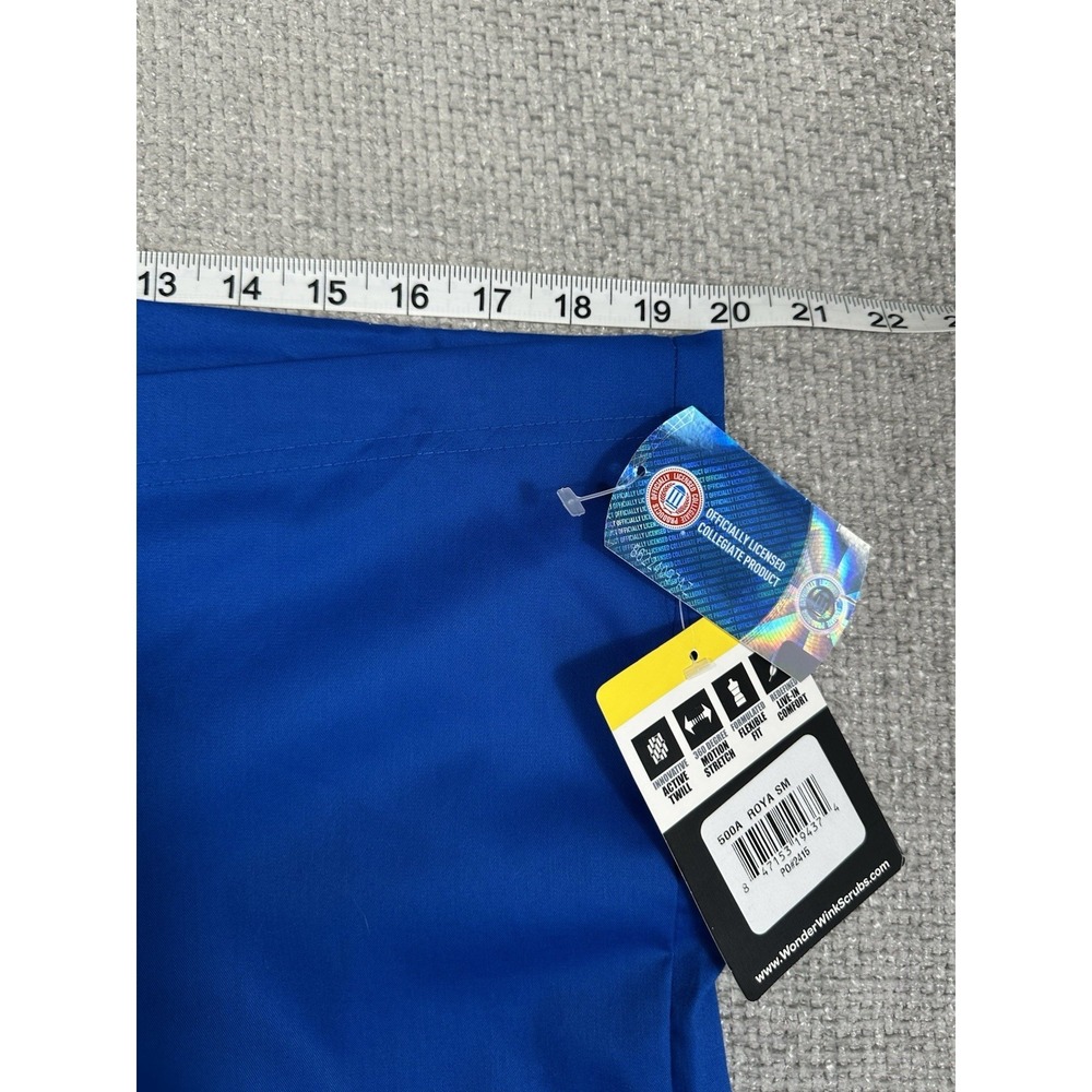 Boise State Broncos WonderWink Wonderwork Scrub Pants 500 Unisex Small Blue - Picture 4 of 10